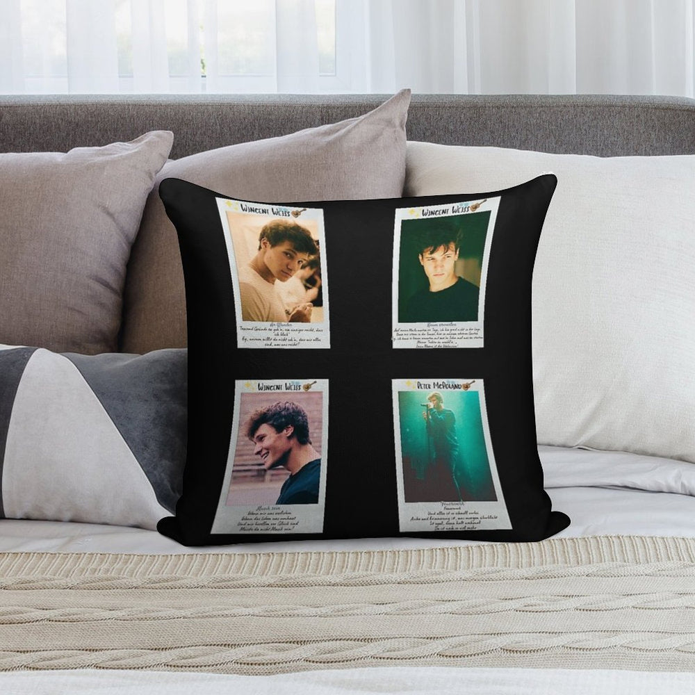 Wincent Weiss Lyrics HD Sticker Set  T Shirt Soft Multiple Sizes Throw Pillow