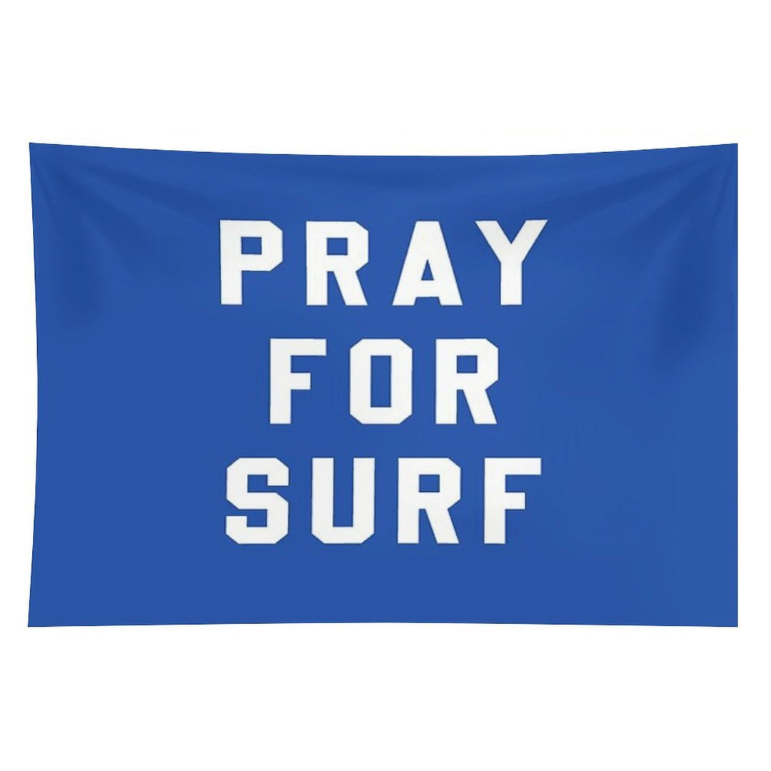 Pray for Surf - Blue Tapestry