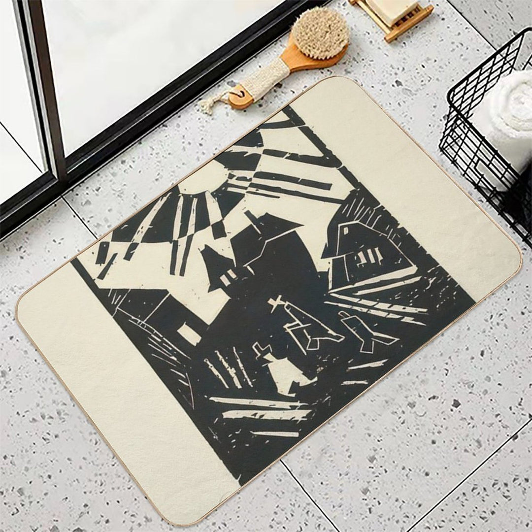 Lyonel Feininger  Anti-Trip Bath Mat