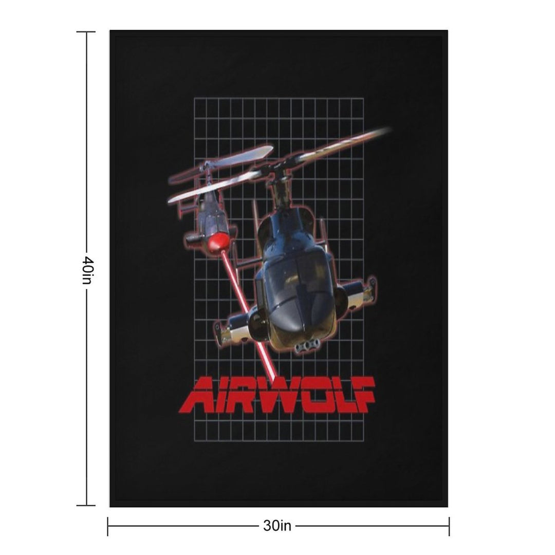 Airwolf Easy Care Throw Blanket