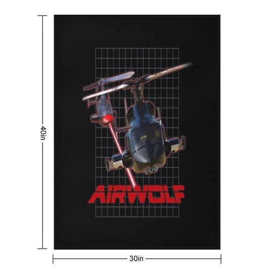 Airwolf Easy Care Throw Blanket