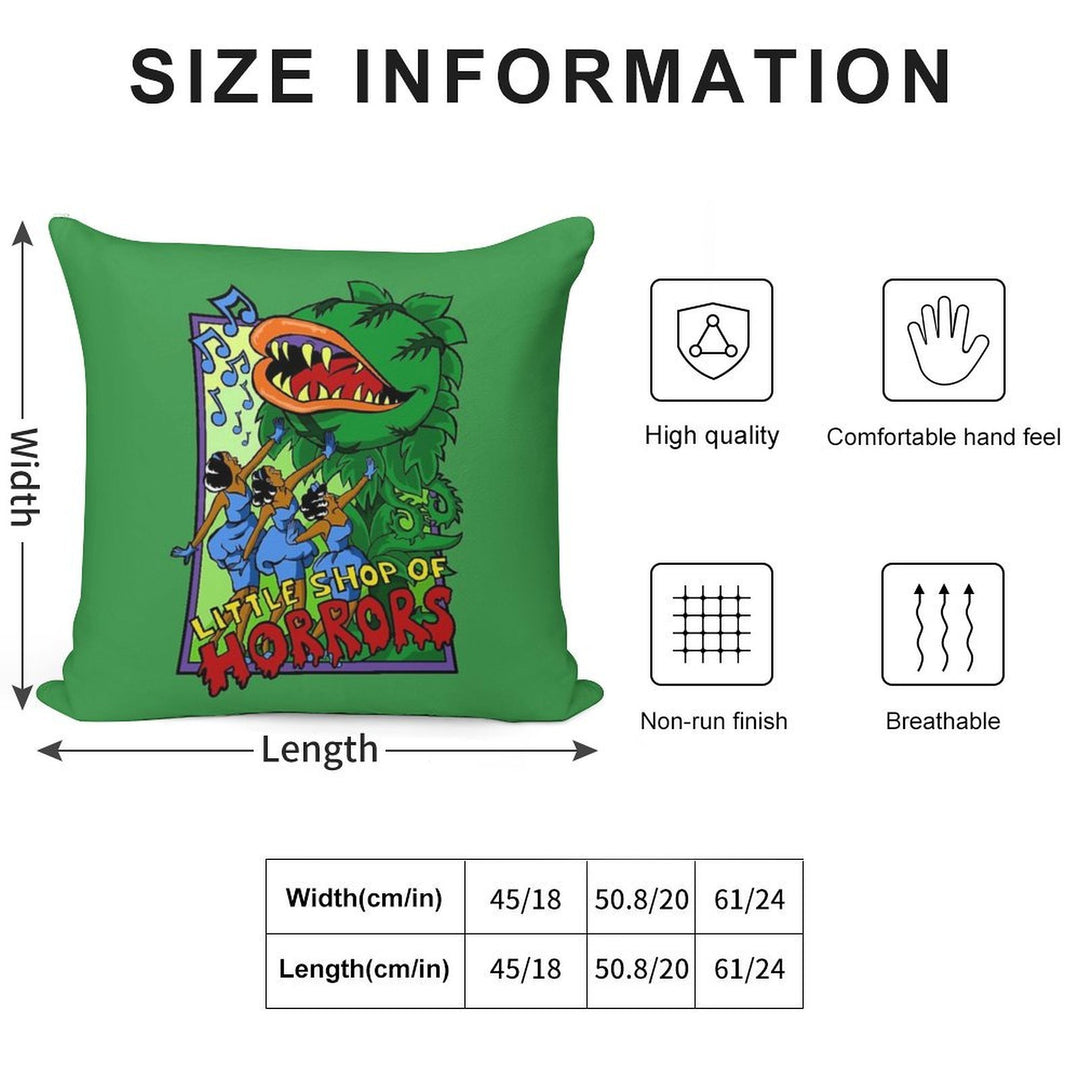 Little Shop of Horrors Soft Bedroom Essential Throw Pillow
