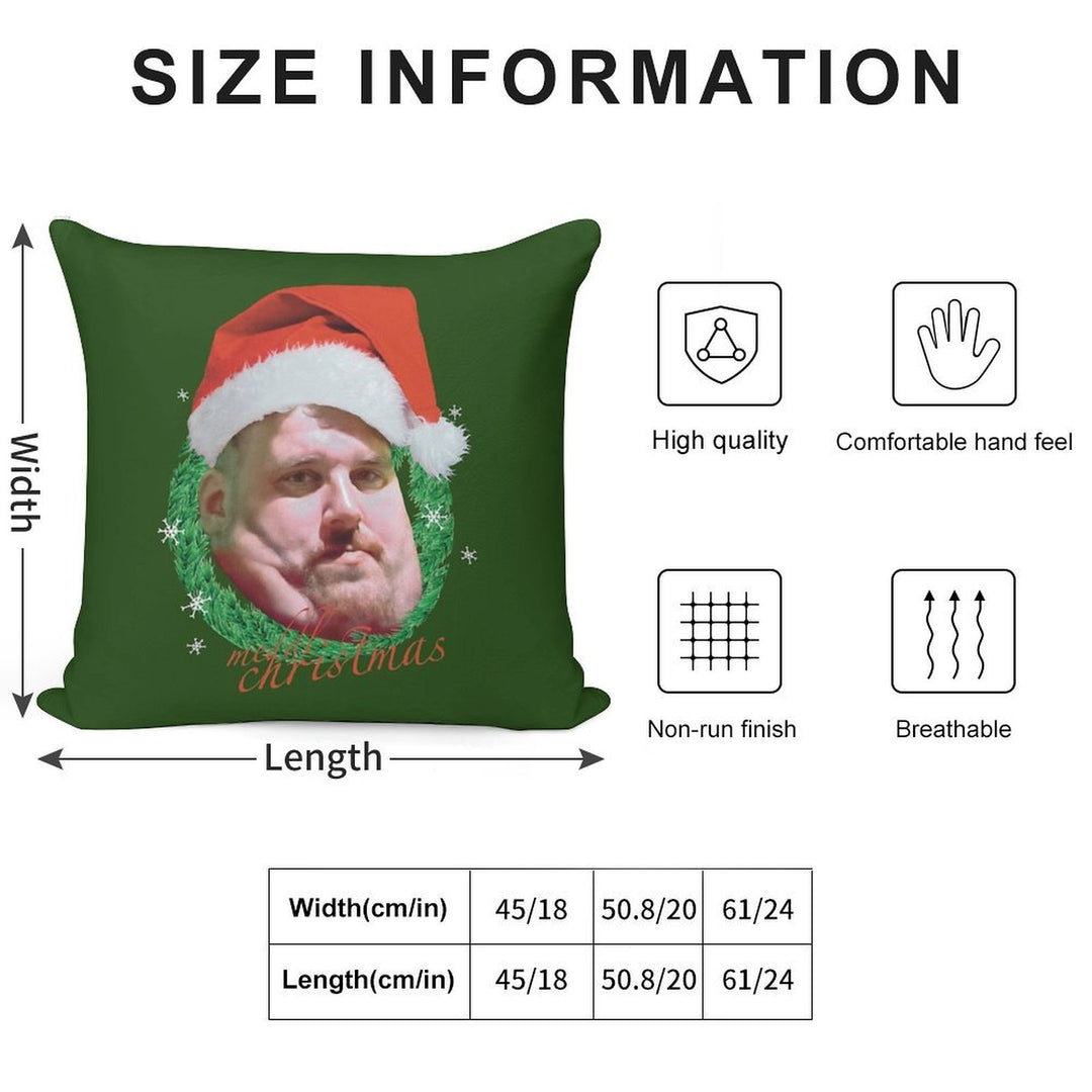 Meddl Xmas Christmas Lord Soft High-Density Material Throw Pillow
