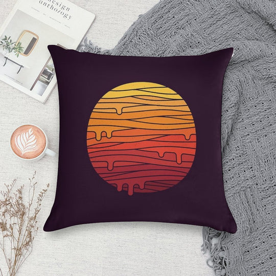 Heat Wave Soft Luxury Feel Throw Pillow