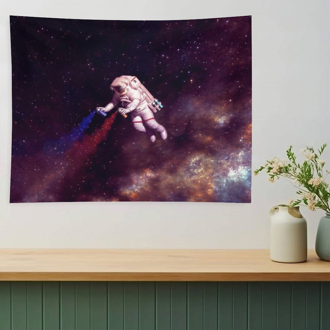 Shooting Stars - The Astronaut Artist Tapestry