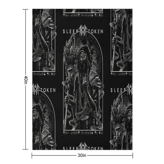 Raise Your Horns High, Let The Metal Reign Eternal Compact Throw Blanket