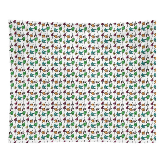Autumn Leaves Pattern Tapestry
