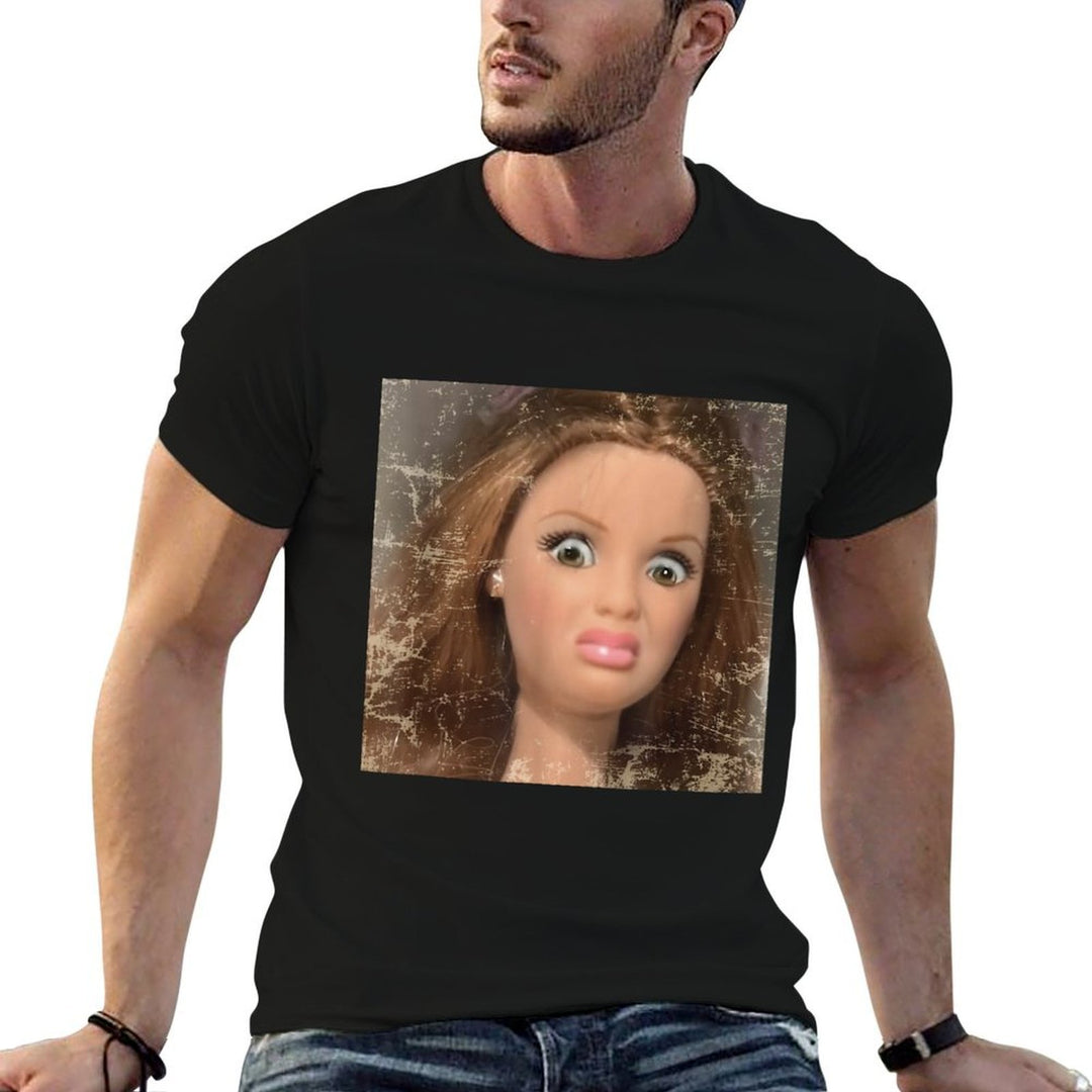 Funny Disgusting Doll Face Meme  Soft T-Shirt