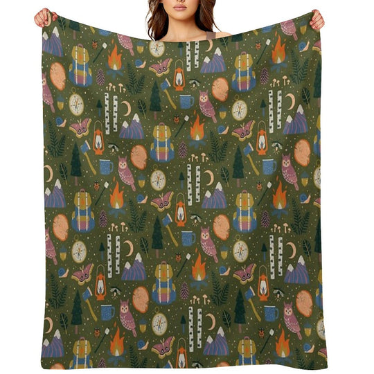Into The Woods Multi-functional Throw Blanket