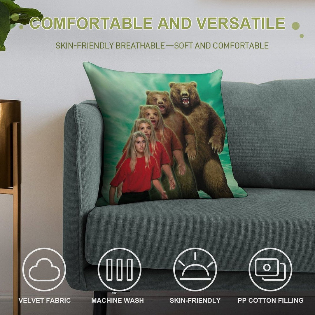 Animorphs #7 The Stranger Cover Artwork by David Mattingly Soft Ultra-Soft Texture Throw Pillow