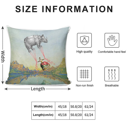 Aloft Soft Reinforced Edging Throw Pillow