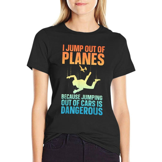 Funny Skydiving Design for Men Women Skydive Lover Skydivers  Moisture-wicking T-Shirt
