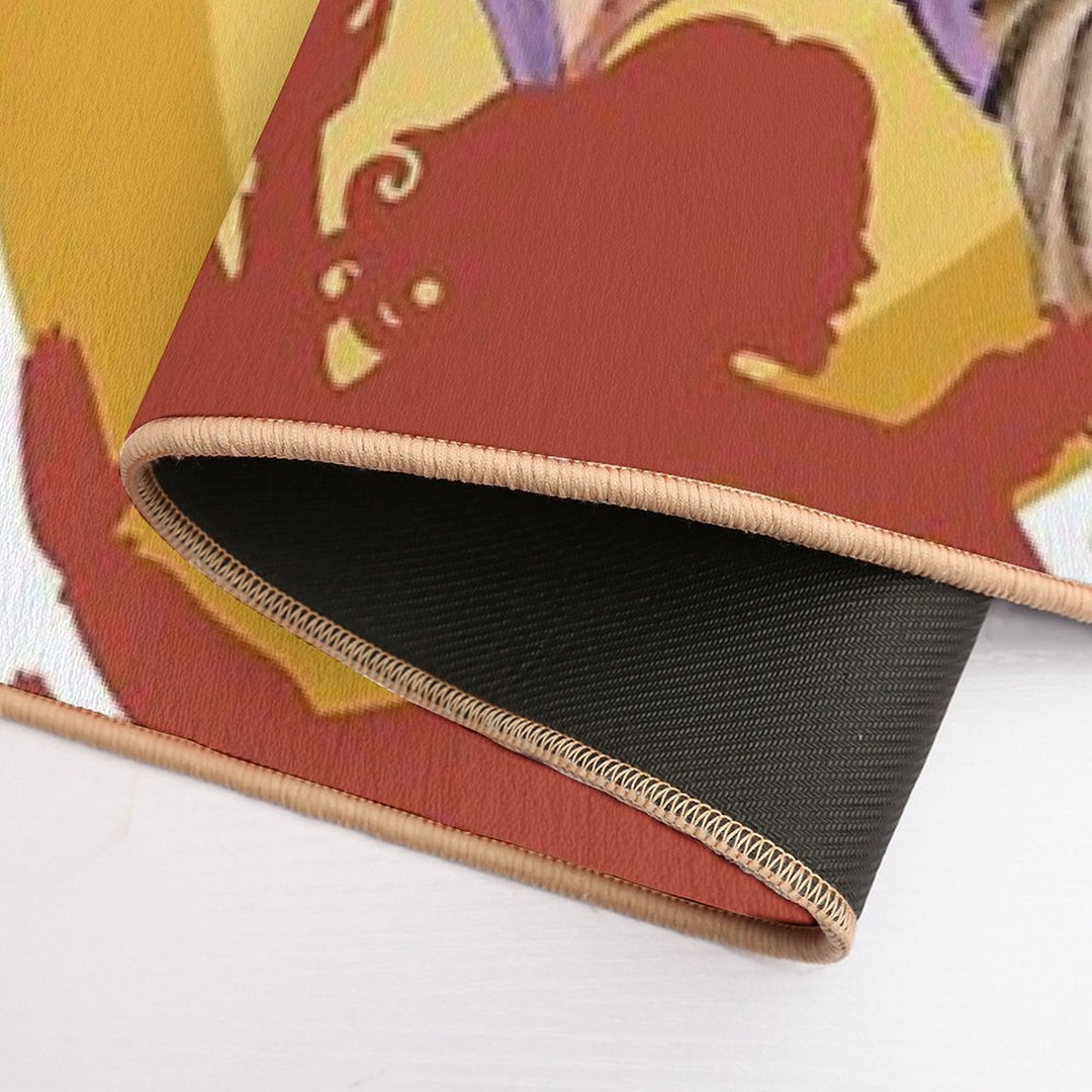 Yellow Angels  Anti-Trip Bath Mat