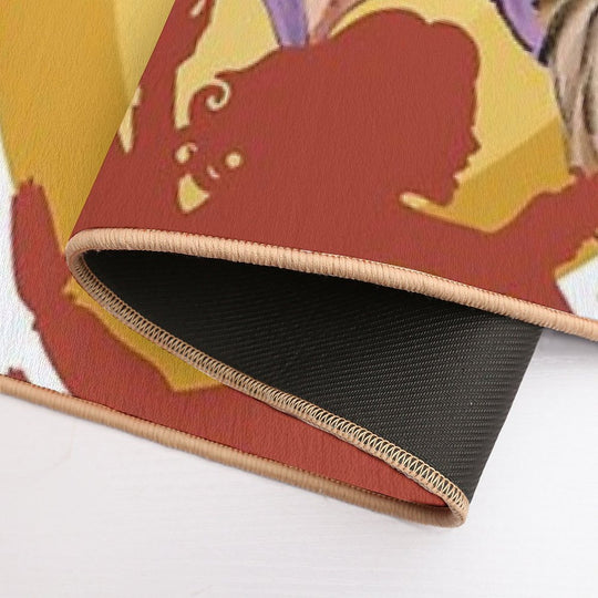 Yellow Angels  Anti-Trip Bath Mat