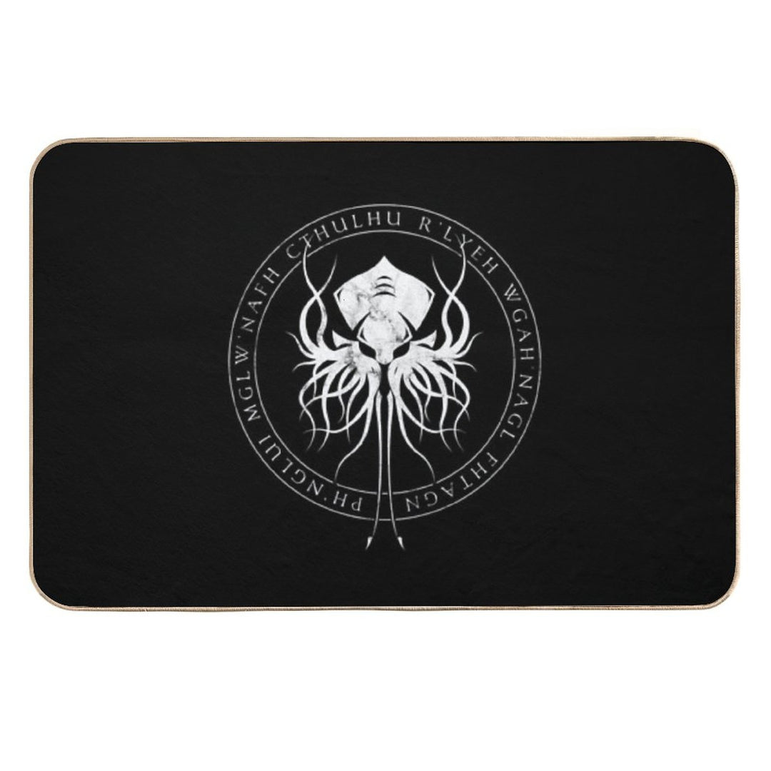 Cthulhu Sigil  Eco-Friendly Bath Mat