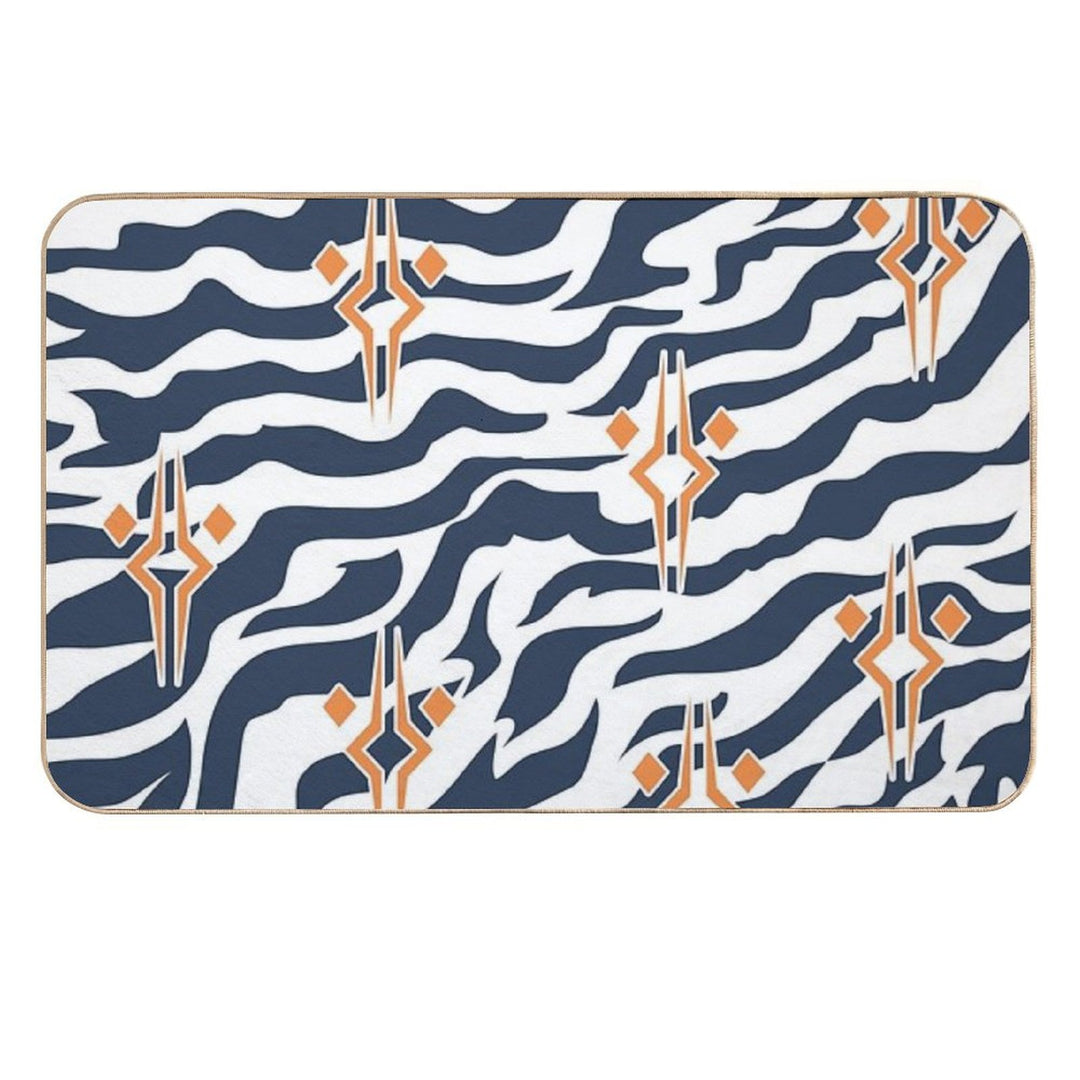 Ahsoka Tano Lekkus Pattern with Fulcrum Logo  Long-Lasting Bath Mat