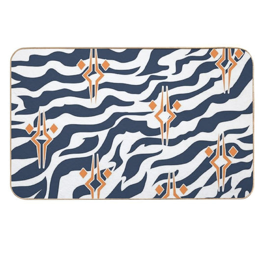 Ahsoka Tano Lekkus Pattern with Fulcrum Logo  Long-Lasting Bath Mat