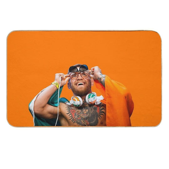 Conor Mcgregor Laughing  Dirt-Trapping Bath Mat