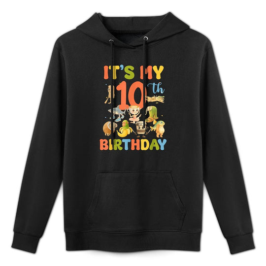 Its My 10th Birthday Boy Italian Brainrot Meme 10 Year Old Customizable Surface Hoodie