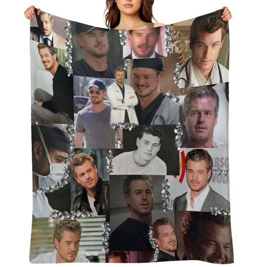 Mark Sloan Collage Multi-functional Throw Blanket