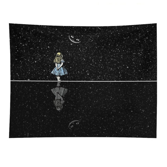 Alice In Wonderland Starry Night Tapestry
