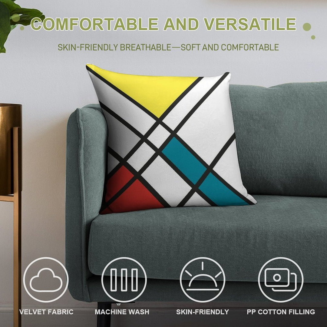 Abstract#68 Soft Home Decor Throw Pillow