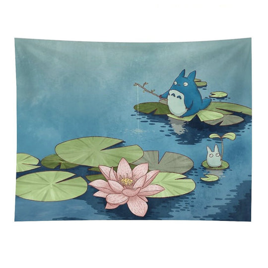 Fishing in The Pond Tapestry