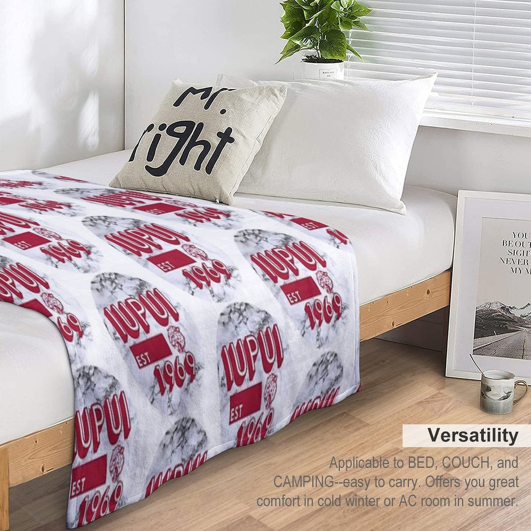 IUPUI Gift-ready Throw Blanket