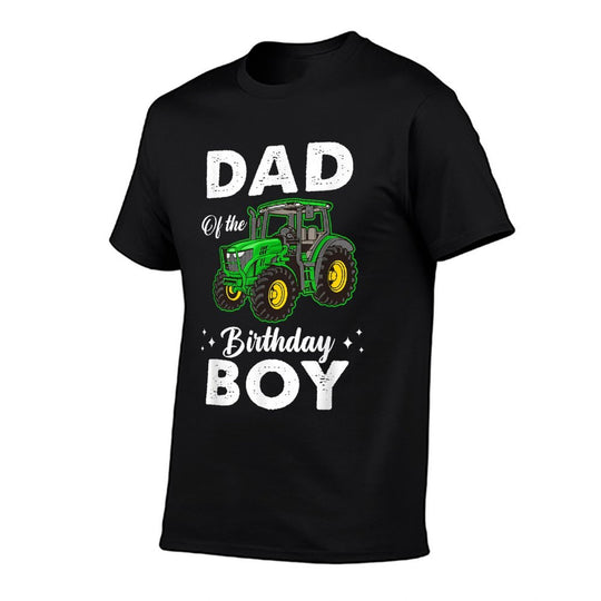 Dad Of The Birthday Boy Tractors Farm Party Farmer  Classic T-Shirt
