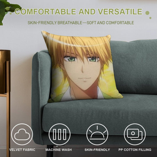 Usui Takumi Soft Shrink-Resistant Throw Pillow