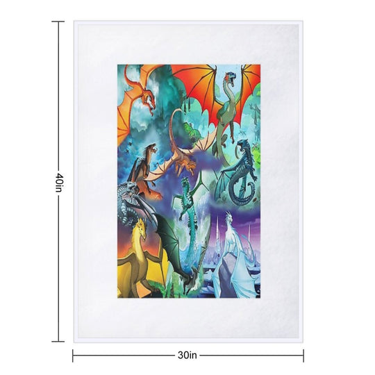 Wings Of Fire T-ShirtWings of Fire All Dragon Series Lightweight Throw Blanket