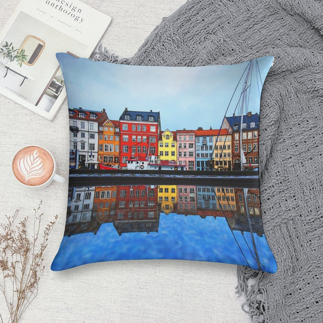 Copenhagen City Soft Multiple Sizes Throw Pillow
