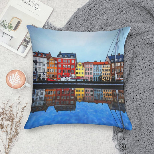 Copenhagen City Soft Multiple Sizes Throw Pillow