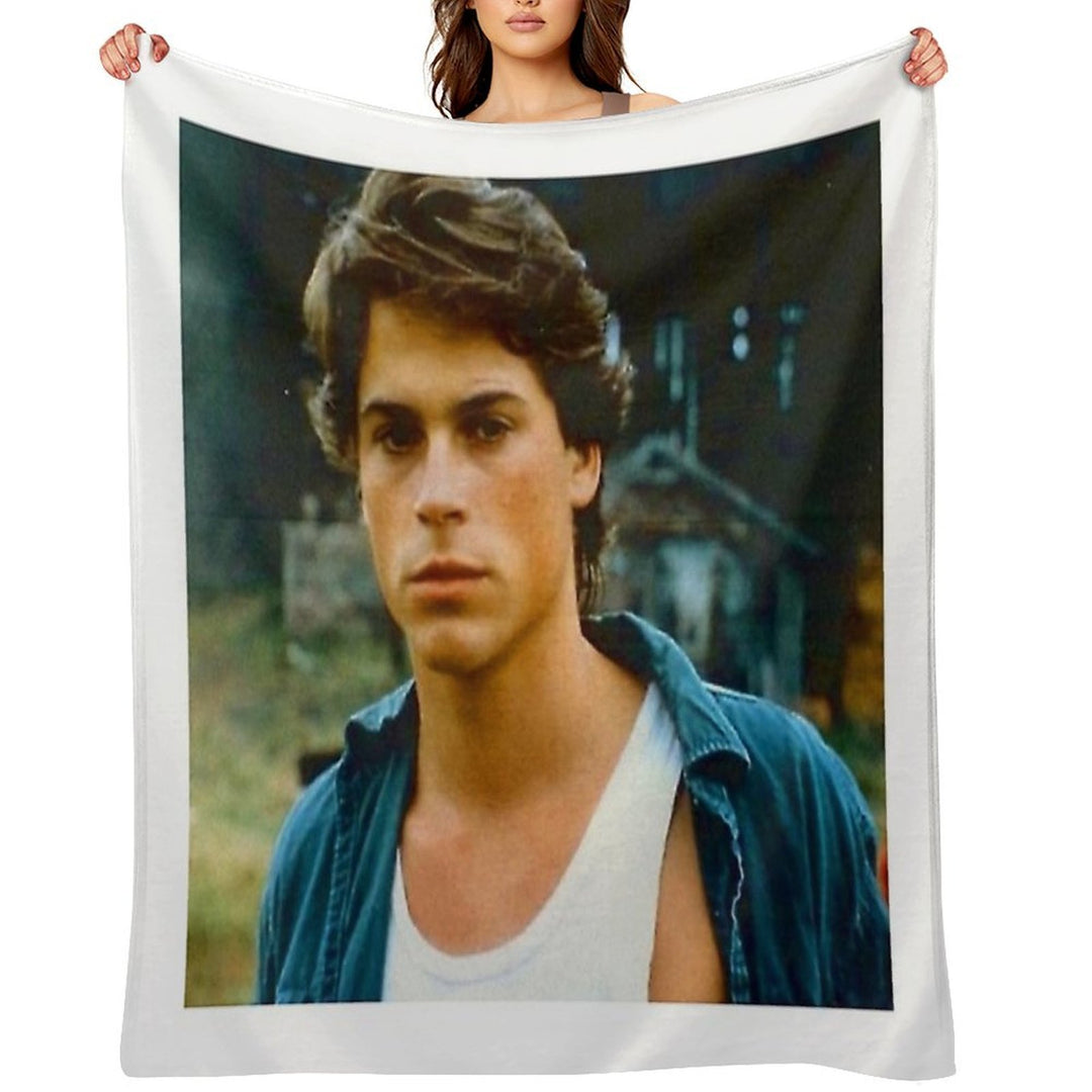 Rob Lowe Wrinkle-free Throw Blanket