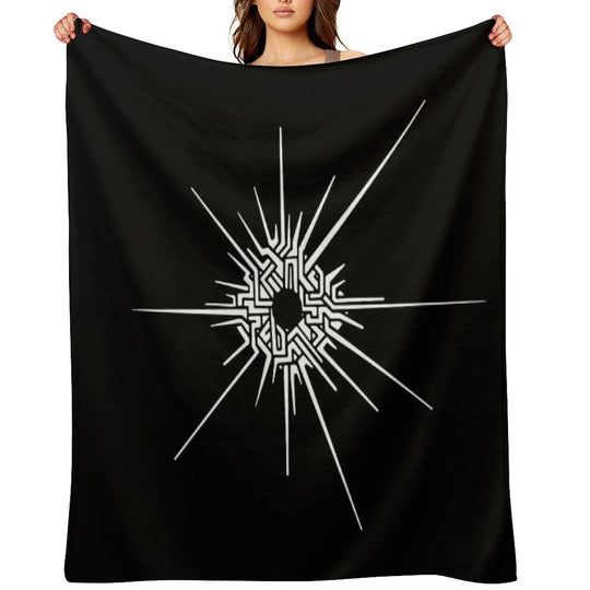Outer Wilds™ - Eye of The Universe (Symbol) [White] Anti-pilling Throw Blanket