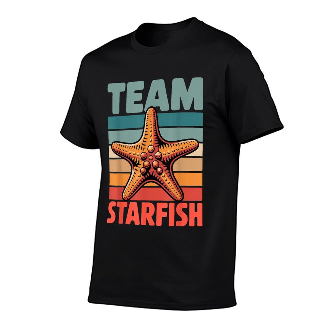 Funny Starfish Art for Men Women Boys Girls Starfish Lover  Oversized Silhouette T-Shirt