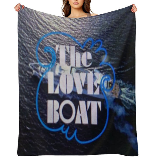 The Love Boat Anti-pilling Throw Blanket
