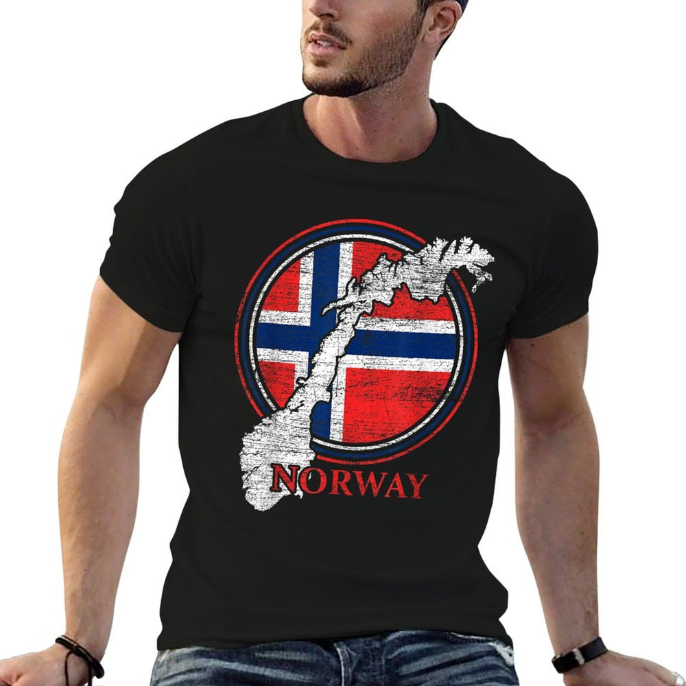 Nordic Scandinavia Proud Norwegian Country Norway  Trendy Pattern T-Shirt