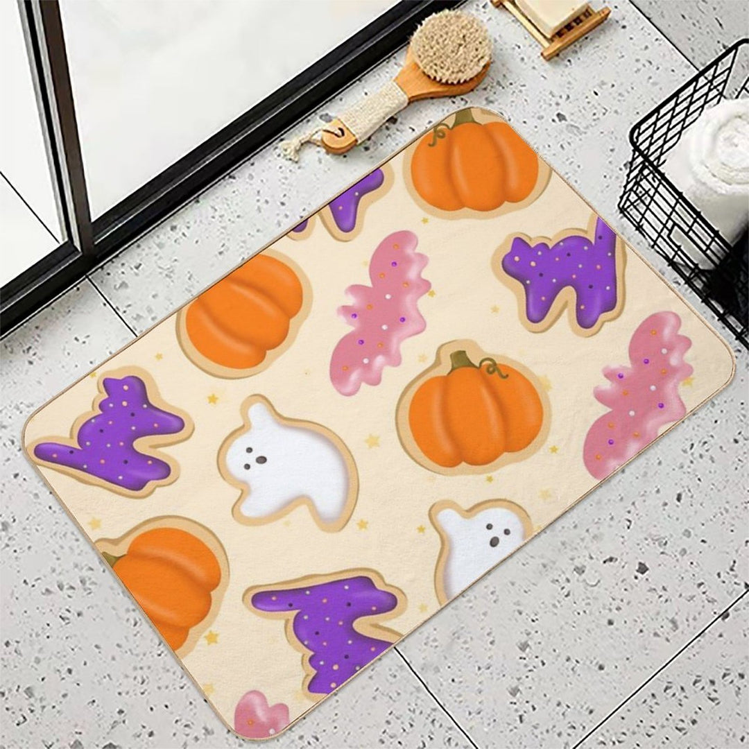 Halloween Cookies (Pink)  High-Traffic Bath Mat