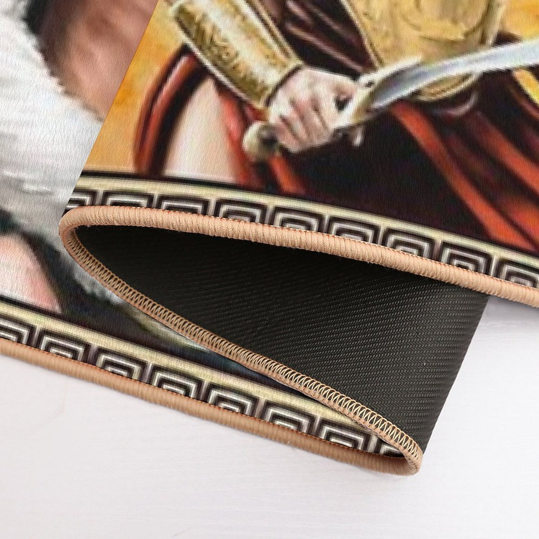 Harrek And Jar-Eel by Mike Perry  Pet-Safe Bath Mat