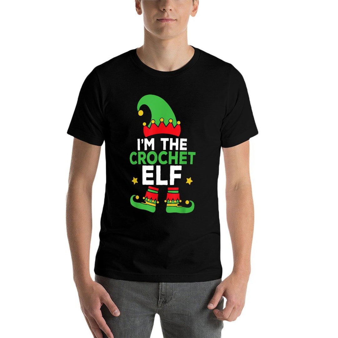 Im The Crochet Elf Cute Family Holiday Matching Christmas  Graphic-printed T-Shirt
