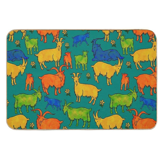 Cyfri'r Geifr  Slip-Resistant Bath Mat