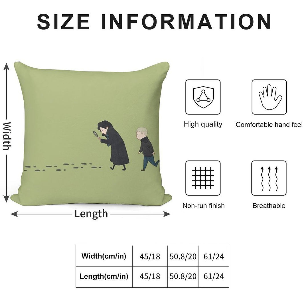 Clueing For Looks Soft Ultra-Soft Texture Throw Pillow