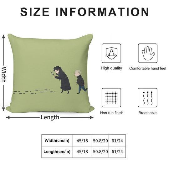 Clueing For Looks Soft Ultra-Soft Texture Throw Pillow