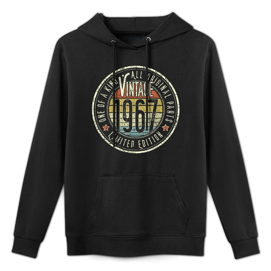 55 Years Old Vintage 1967 Limited Edition 55th Birthday Moisture-Wicking Hoodie
