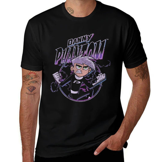 Danny Phantom Dark Super Neon Portrait  Vintage-inspired T-Shirt