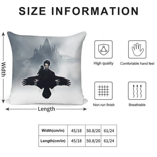 Tom Sturridge Soft Skin-Friendly Throw Pillow