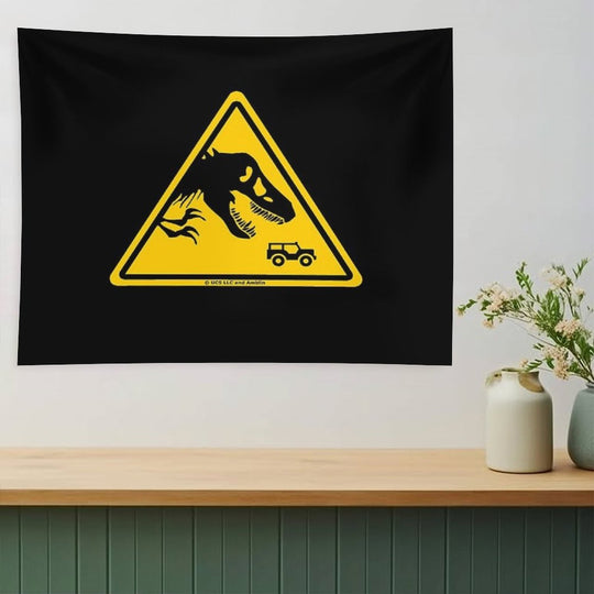 Jurassic Park Sign Tapestry