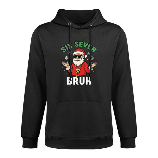 Six Seven 67 Christmas 6 7 Bruh Boys Kids 6-7 Meme Youth Layering Staple Hoodie