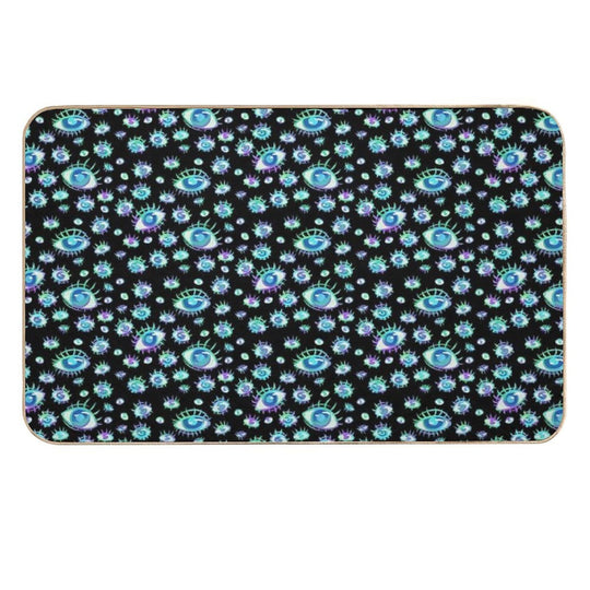 The Eyes of The Beholder Pattern  Slip-Resistant Bath Mat